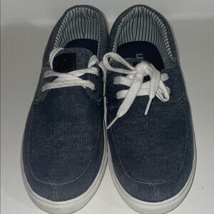 Casual Blue Canvas Sneakers man shoes Sz 10.5